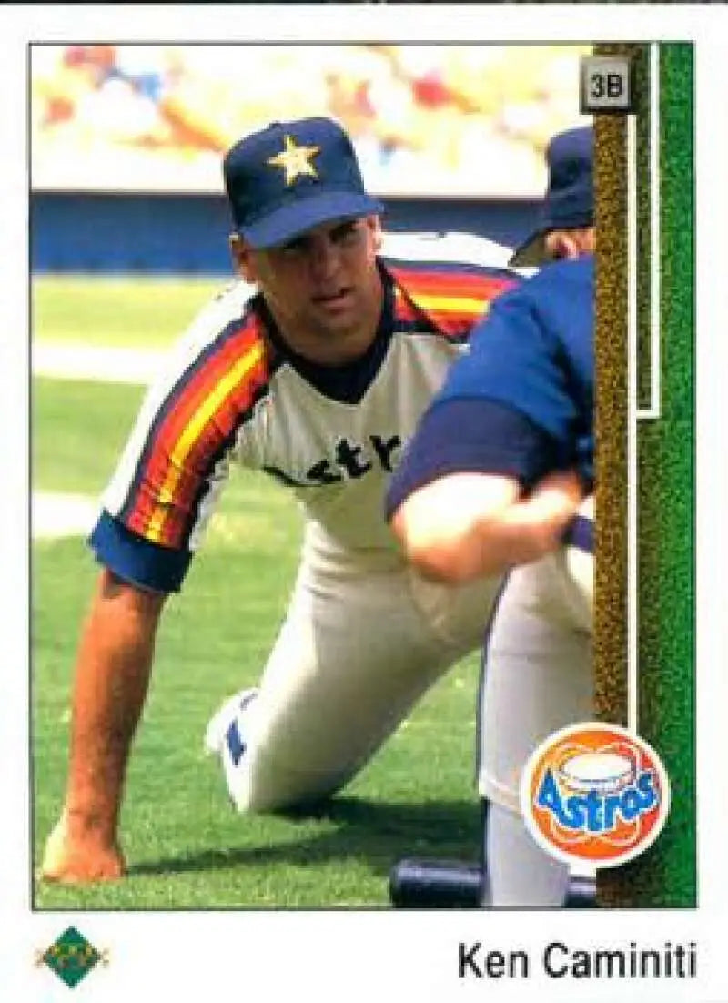 1989 Upper Deck #141 Ken Caminiti NM-MT Houston Astros Baseball Card - Baseball Card Single