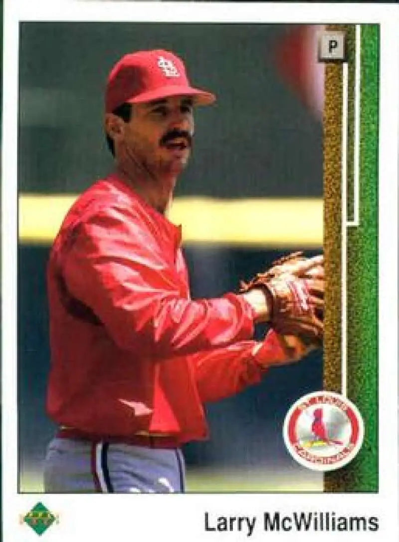 1989 Upper Deck #143 Larry McWilliams NM-MT St. Louis Cardinals Baseball Card - Baseball Card Single