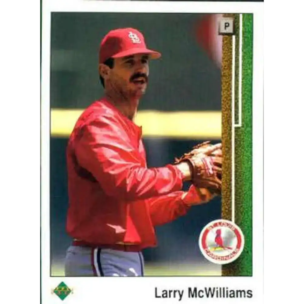 1989 Upper Deck #143 Larry McWilliams NM-MT St. Louis Cardinals Baseball Card - Baseball Card Single