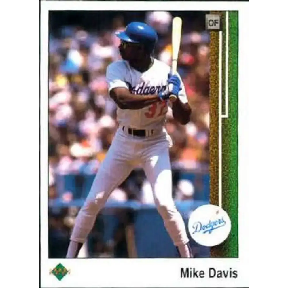1989 Upper Deck #146 Mike Davis NM-MT Los Angeles Dodgers Baseball Card - Baseball Card Single