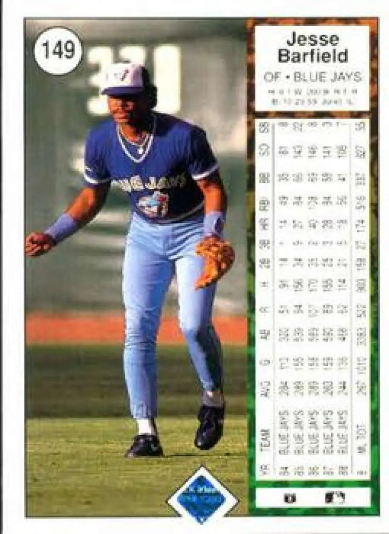 1989 Upper Deck #149 Jesse Barfield NM-MT Toronto Blue Jays Baseball Card - Baseball Card Single