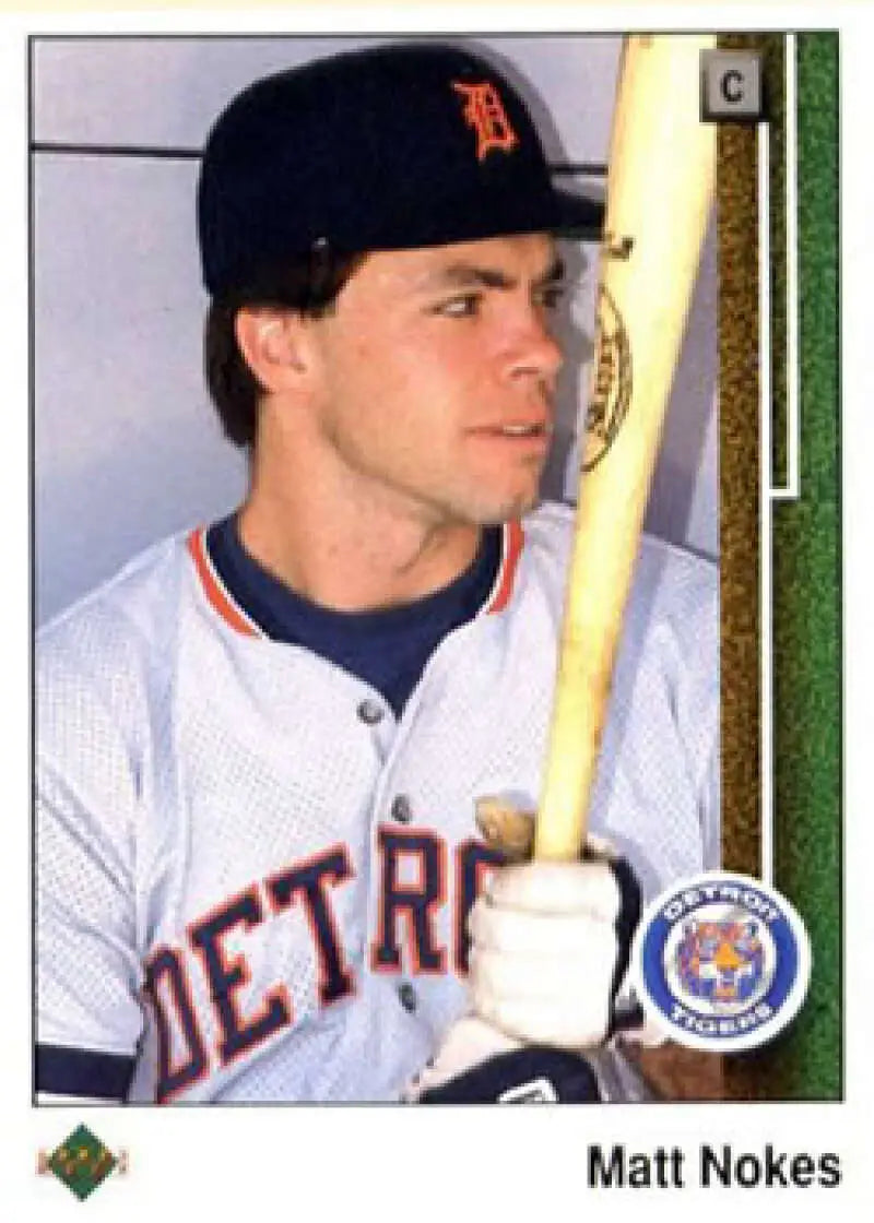 1989 Upper Deck #150 Matt Nokes NM-MT Detroit Tigers Baseball Card - Baseball Card Single