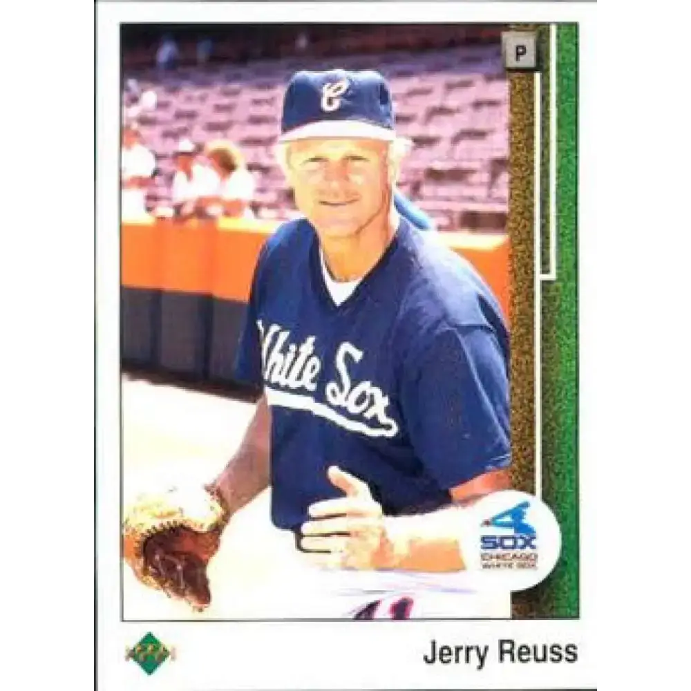 1989 Upper Deck #151 Jerry Reuss NM-MT Chicago White Sox Baseball Card - Baseball Card Single