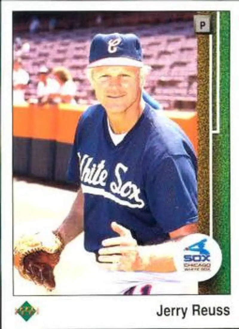 1989 Upper Deck #151 Jerry Reuss NM-MT Chicago White Sox Baseball Card - Baseball Card Single