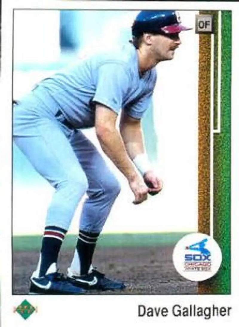 1989 Upper Deck #164 Dave Gallagher NM-MT RC Rookie Chicago White Sox Baseball Card - Baseball Card Single