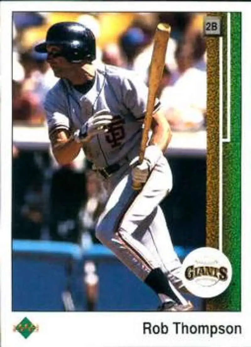 1989 Upper Deck #172 Robby Thompson NM-MT San Francisco Giants Baseball Card - Baseball Card Single