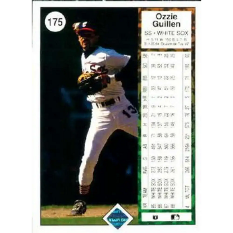 1989 Upper Deck #175 Ozzie Guillen NM-MT Chicago White Sox Baseball Card - Baseball Card Single