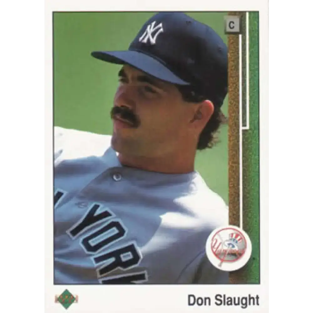 1989 Upper Deck #178 Don Slaught NM-MT New York Yankees Baseball Card - Baseball Card Single