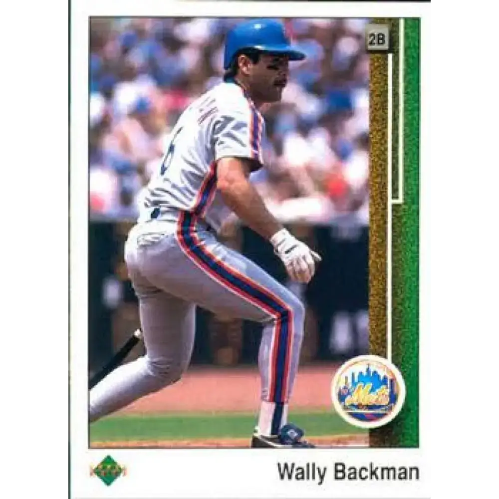 1989 Upper Deck #188 Wally Backman NM-MT New York Mets Baseball Card - Baseball Card Single