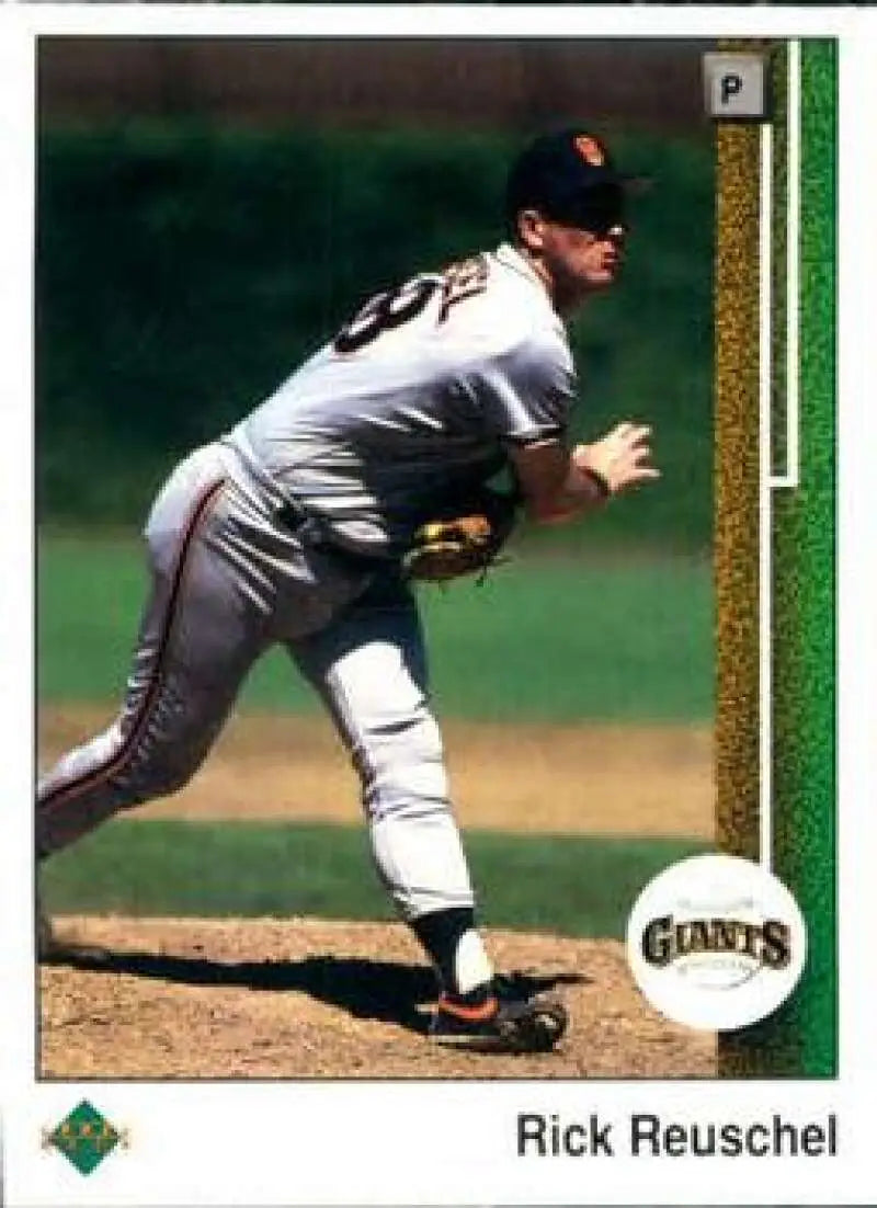 1989 Upper Deck #194 Rick Reuschel NM-MT San Francisco Giants Baseball Card - Baseball Card Single