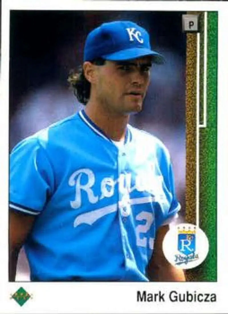 1989 Upper Deck #202 Mark Gubicza NM-MT Kansas City Royals Baseball Card - Baseball Card Single