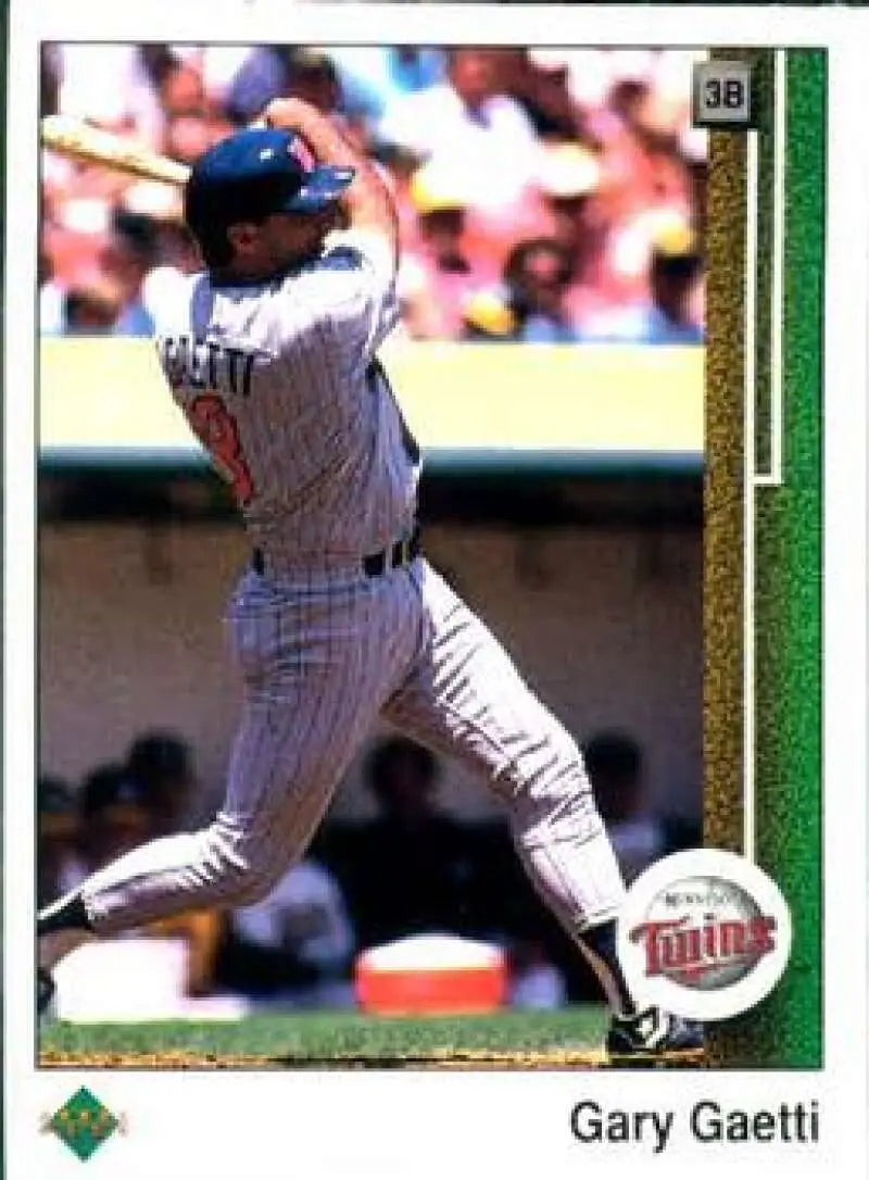 1989 Upper Deck #203 Gary Gaetti NM-MT Minnesota Twins Baseball Card - Baseball Card Single
