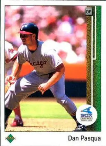 1989 Upper Deck #204 Dan Pasqua NM-MT White Sox - Baseball Card Single