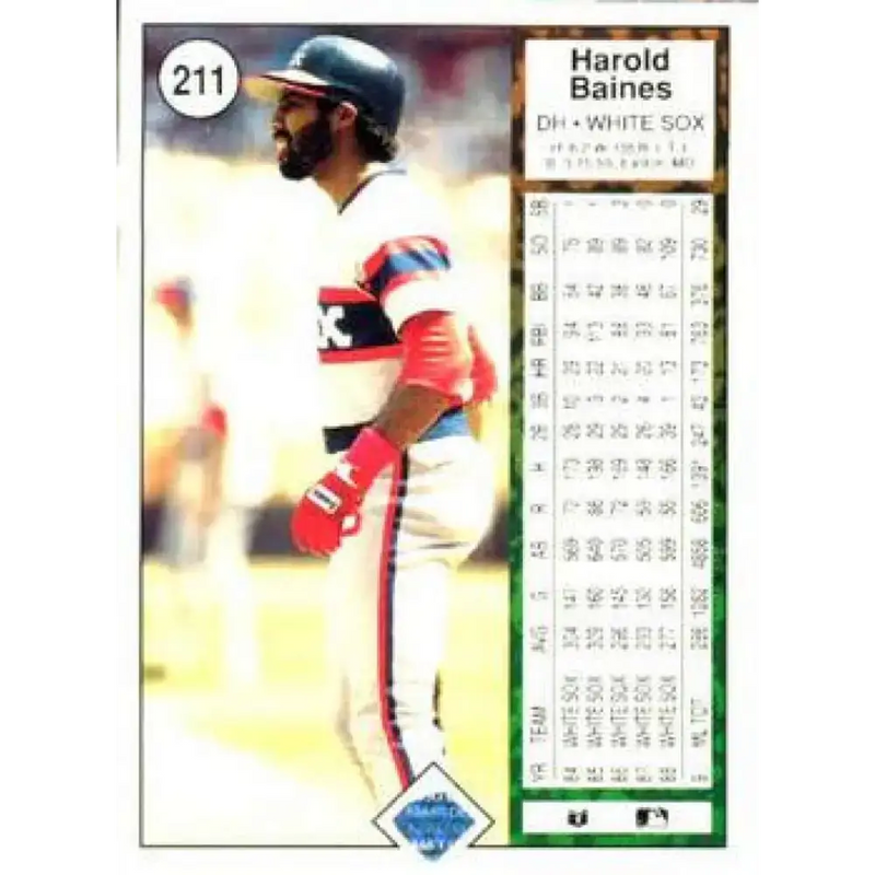 1989 Upper Deck #211 Harold Baines NM-MT Chicago White Sox Baseball Card - Baseball Card Single