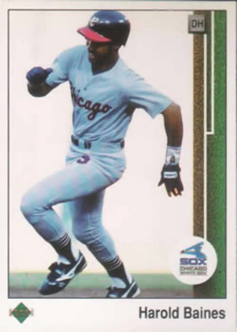 1989 Upper Deck #211 Harold Baines NM-MT Chicago White Sox Baseball Card - Baseball Card Single