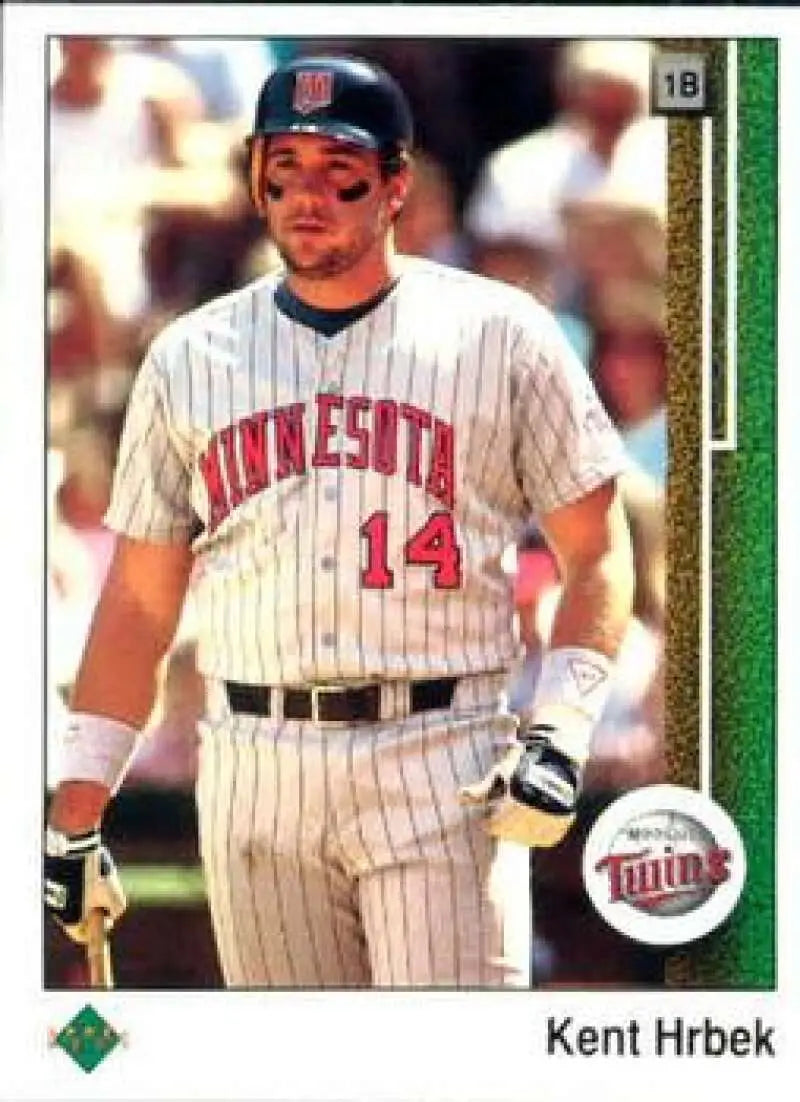 1989 Upper Deck #213 Kent Hrbek NM-MT Minnesota Twins Baseball Card - Baseball Card Single