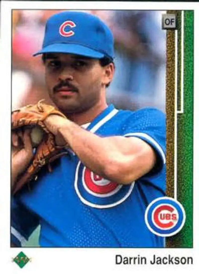 1989 Upper Deck #214 Darrin Jackson NM-MT Chicago Cubs Baseball Card - Baseball Card Single