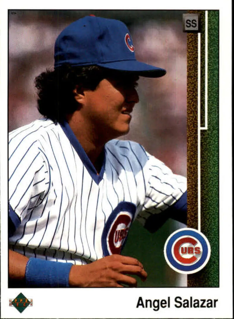 1989 Upper Deck #222 Angel Salazar NM-MT Chicago Cubs Baseball Card - Baseball Card Single