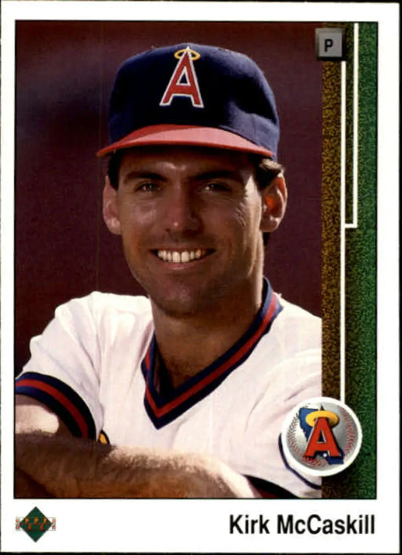 1989 Upper Deck #223 Kirk McCaskill NM-MT California Angels Baseball Card - Baseball Card Single