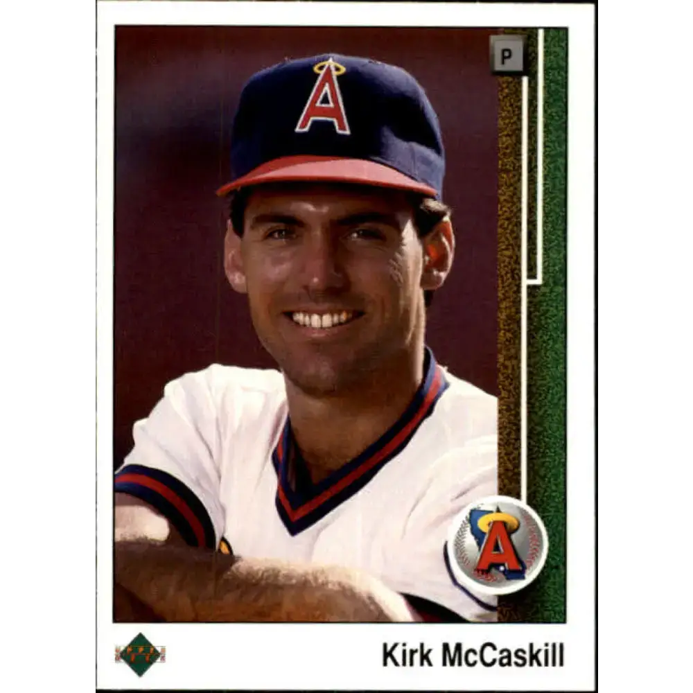 1989 Upper Deck #223 Kirk McCaskill NM-MT California Angels Baseball Card - Baseball Card Single