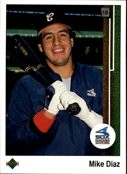 1989 Upper Deck #224 Steve Lyons NM-MT Chicago White Sox Baseball Card - Baseball Card Single