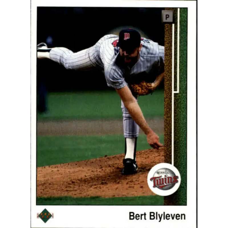1989 Upper Deck #225 Bert Blyleven NM-MT Minnesota Twins Baseball Card - Baseball Card Single
