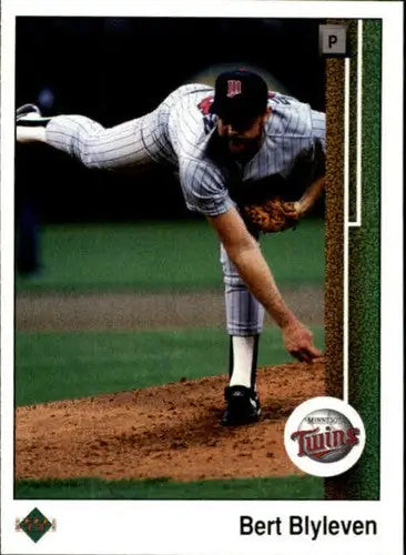 1989 Upper Deck #225 Bert Blyleven NM-MT Twins - Baseball Card Single