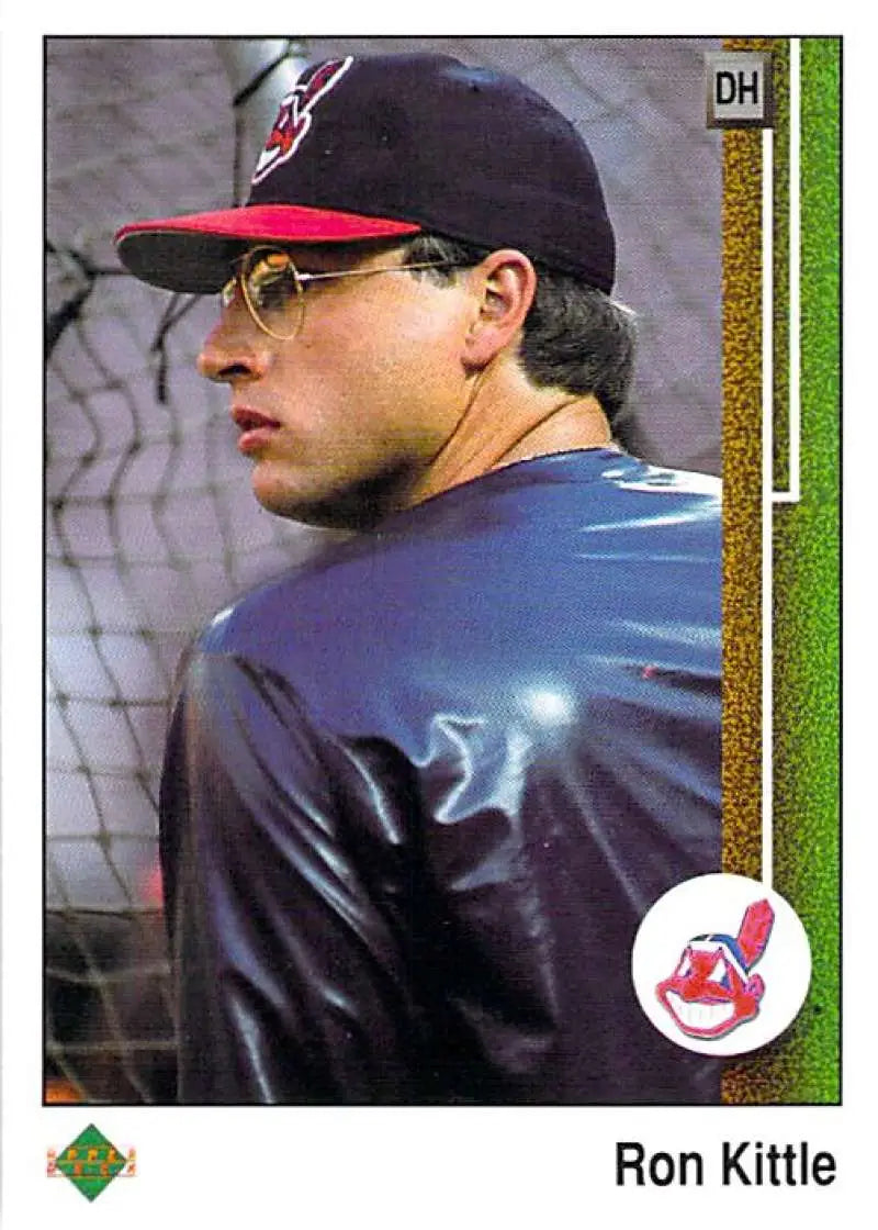 1989 Upper Deck #228 Ron Kittle NM-MT Cleveland Indians Baseball Card - Baseball Card Single