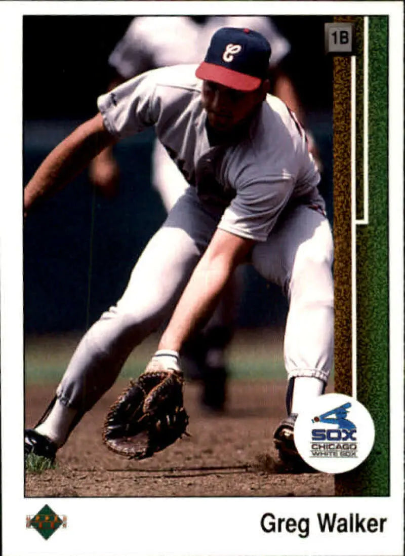1989 Upper Deck #231 Greg Walker NM-MT Chicago White Sox Baseball Card - Baseball Card Single