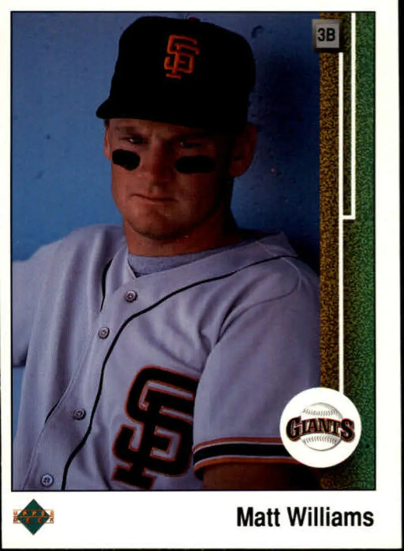 1989 Upper Deck #247 Matt Williams NM-MT San Francisco Giants Baseball Card - Baseball Card Single