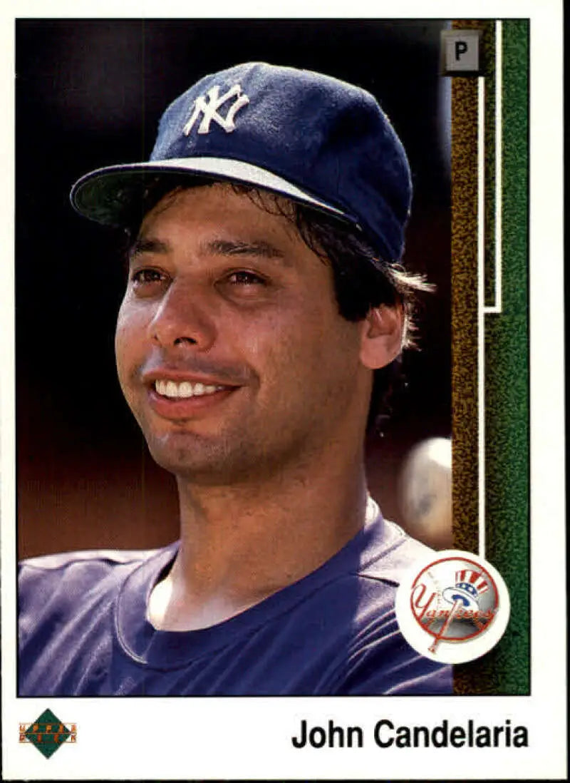 1989 Upper Deck #248 John Candelaria NM-MT New York Yankees Baseball Card - Baseball Card Single