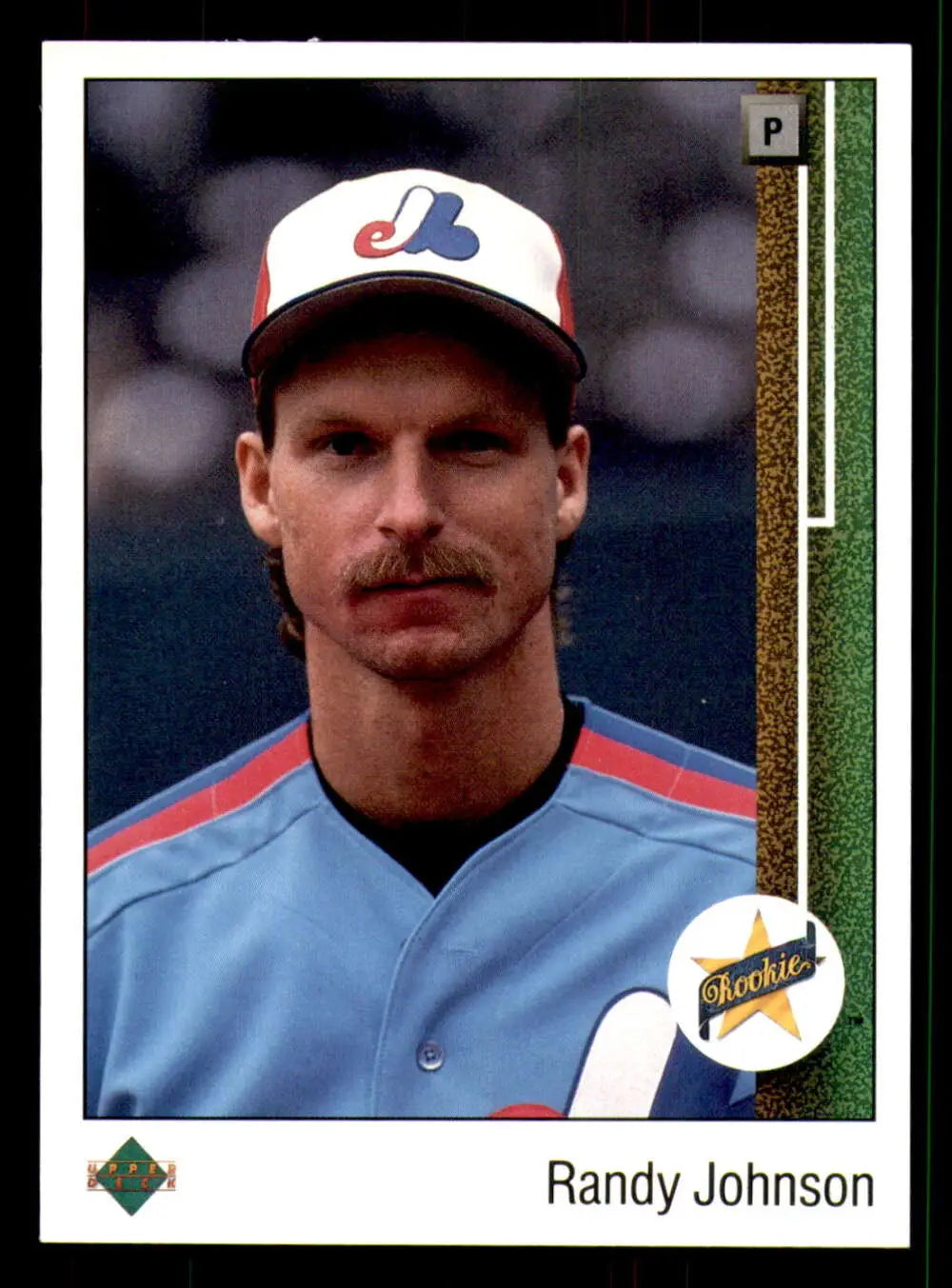1989 Upper Deck #25 Randy Johnson NM-MT RC Rookie Montreal Expos Baseball Card - Baseball Card Single