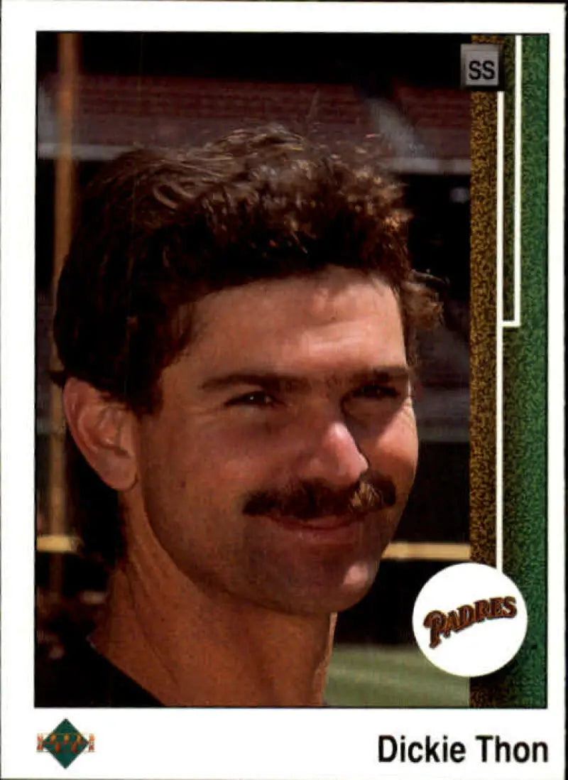 1989 Upper Deck #258 Dickie Thon NM-MT San Diego Padres Baseball Card - Baseball Card Single