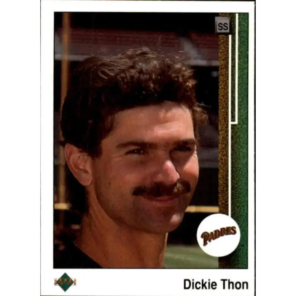 1989 Upper Deck #258 Dickie Thon NM-MT San Diego Padres Baseball Card - Baseball Card Single