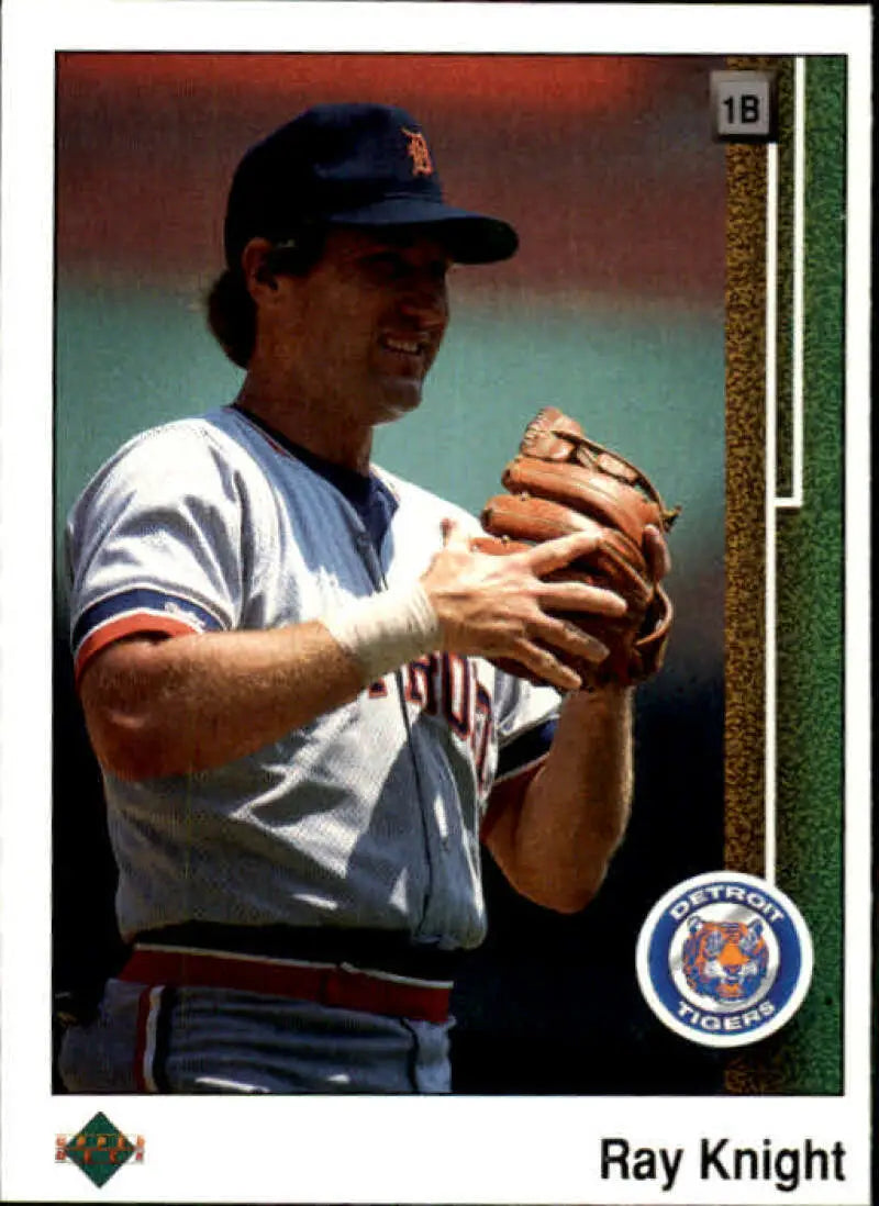 1989 Upper Deck #259 Ray Knight NM-MT Detroit Tigers Baseball Card - Baseball Card Single