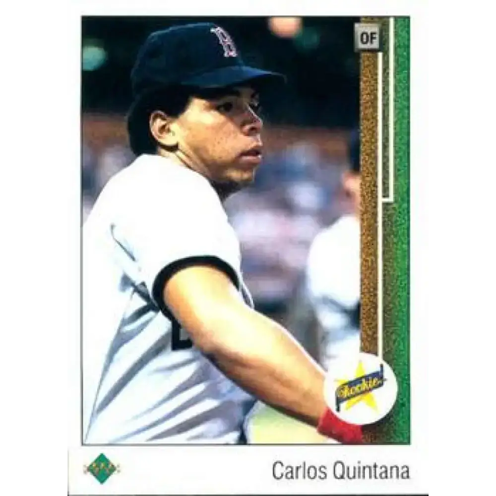 1989 Upper Deck #26 Carlos Quintana NM-MT RC Rookie Boston Red Sox Baseball Card - Baseball Card Single