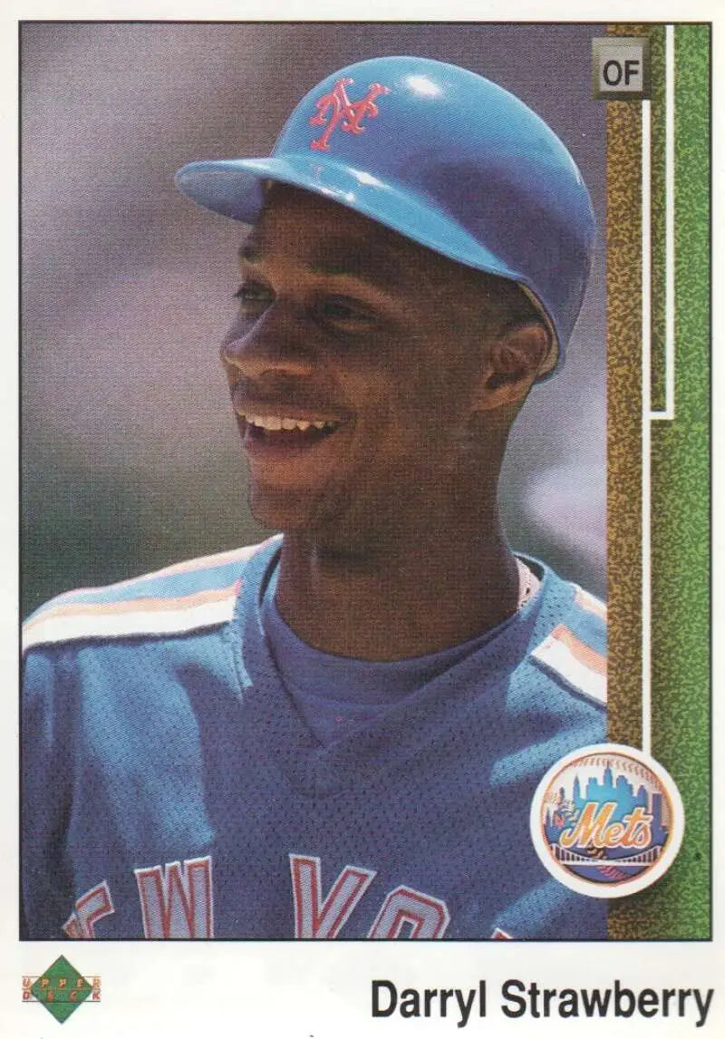 1989 Upper Deck #260 Darryl Strawberry NM-MT New York Mets Baseball Card - Baseball Card Single