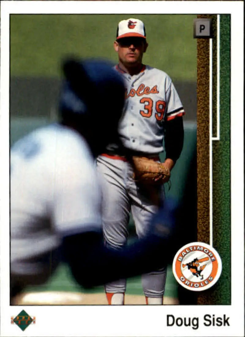 1989 Upper Deck #261 Doug Sisk NM-MT Baltimore Orioles Baseball Card - Baseball Card Single