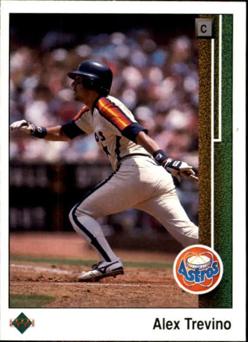 1989 Upper Deck #262 Alex Trevino NM-MT Houston Astros Baseball Card - Baseball Card Single