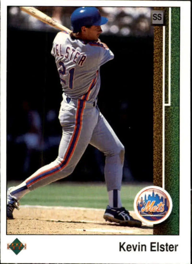 1989 Upper Deck #269 Kevin Elster NM-MT New York Mets Baseball Card - Baseball Card Single