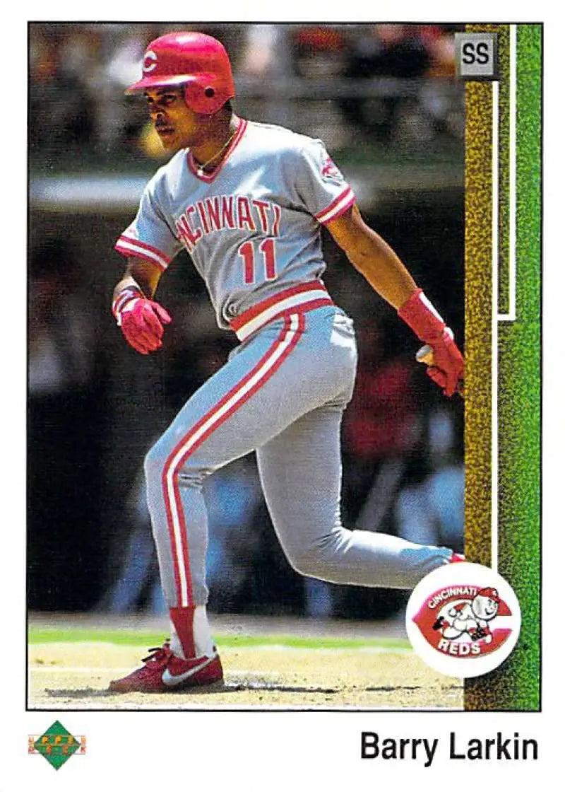 1989 Upper Deck #270 Barry Larkin NM-MT Cincinnati Reds Baseball Card - Baseball Card Single