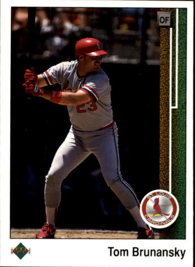 1989 Upper Deck #272 Tom Brunansky NM-MT St. Louis Cardinals Baseball Card - Baseball Card Single