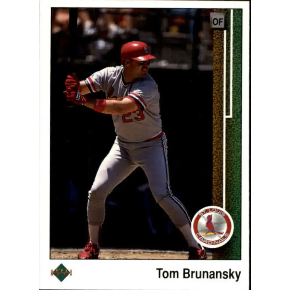 1989 Upper Deck #272 Tom Brunansky NM-MT St. Louis Cardinals Baseball Card - Baseball Card Single