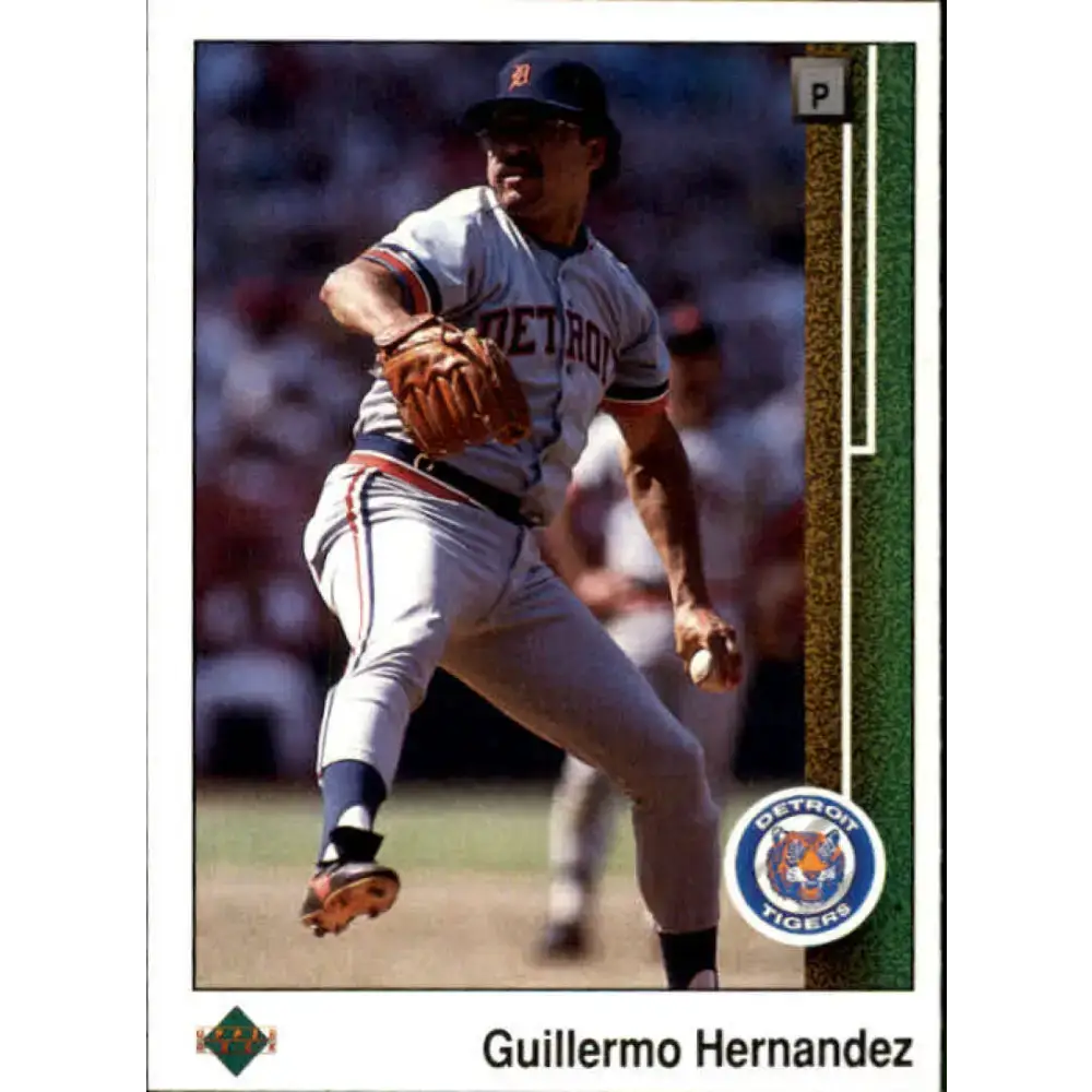 1989 Upper Deck #279 Guillermo Hernandez ERR NM-MT Detroit Tigers Baseball Card - Baseball Card Single