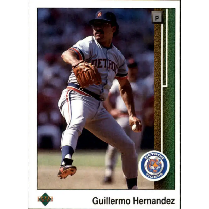 1989 Upper Deck #279 Guillermo Hernandez ERR NM-MT Detroit Tigers Baseball Card - Baseball Card Single