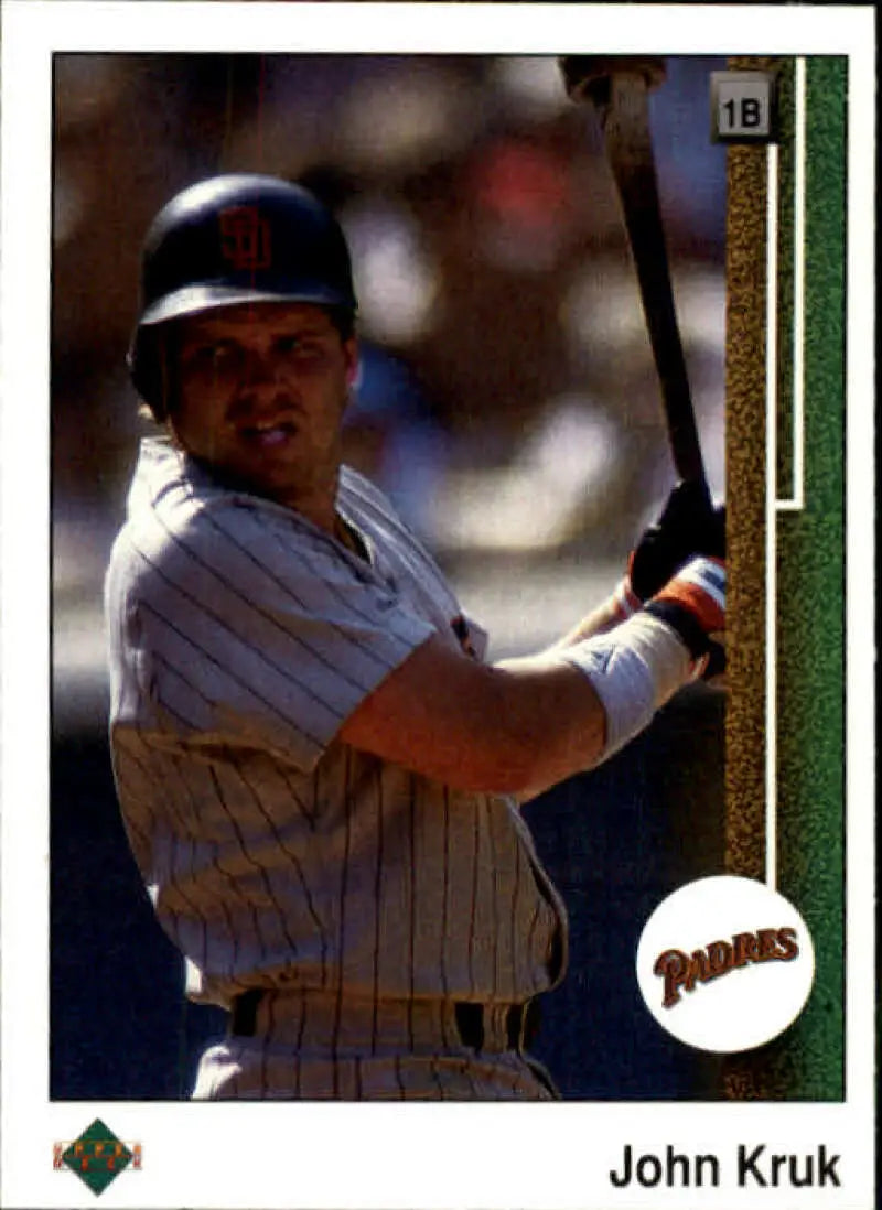 1989 Upper Deck #280 John Kruk NM-MT San Diego Padres Baseball Card - Baseball Card Single