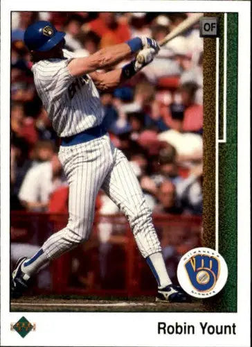 1989 Upper Deck #285 Robin Yount NM Near Mint Brewers ID:82336 - Baseball Card Single