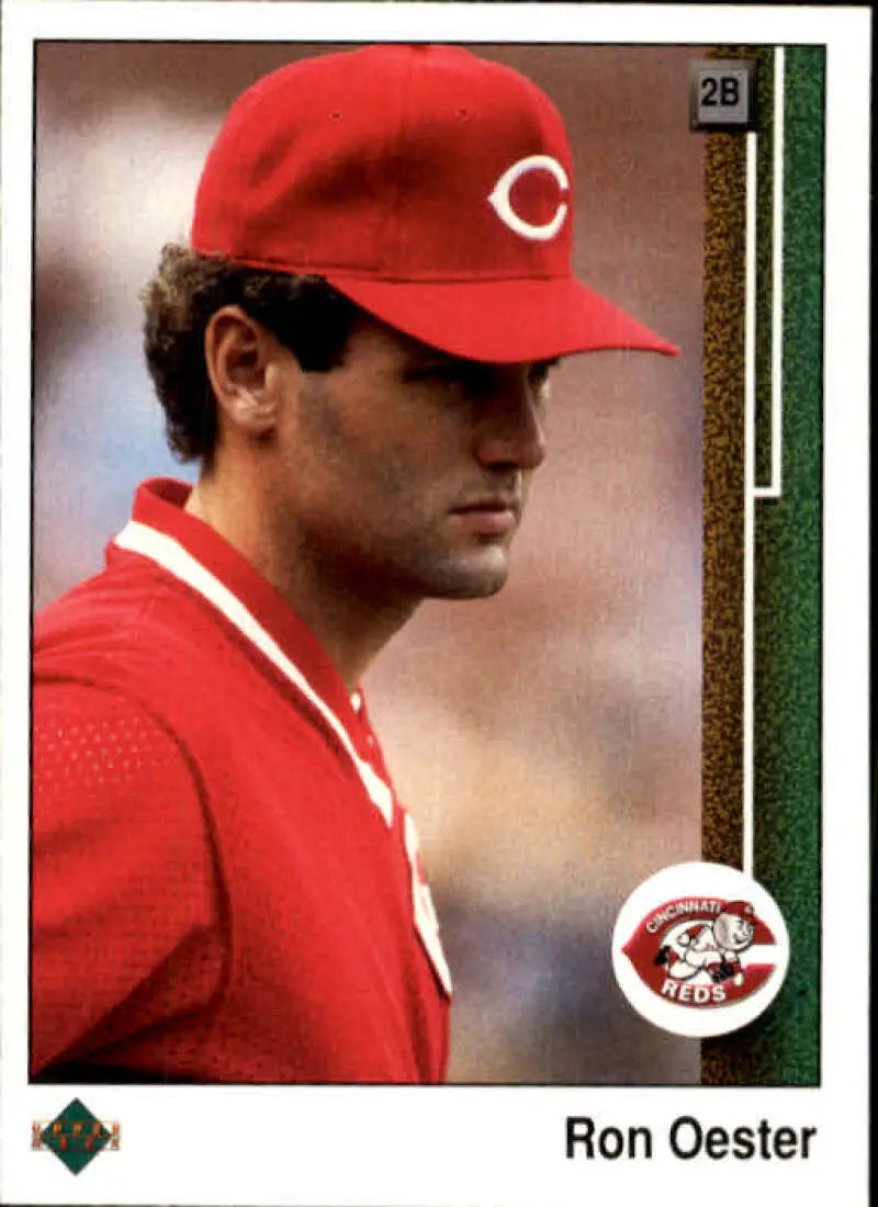 1989 Upper Deck #287 Ron Oester NM-MT Cincinnati Reds Baseball Card - Baseball Card Single