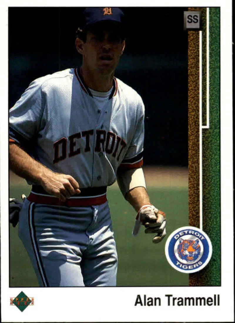 1989 Upper Deck #290 Alan Trammell NM-MT Detroit Tigers Baseball Card - Baseball Card Single