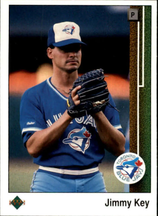 1989 Upper Deck #291 Jimmy Key NM-MT Toronto Blue Jays Baseball Card - Baseball Card Single